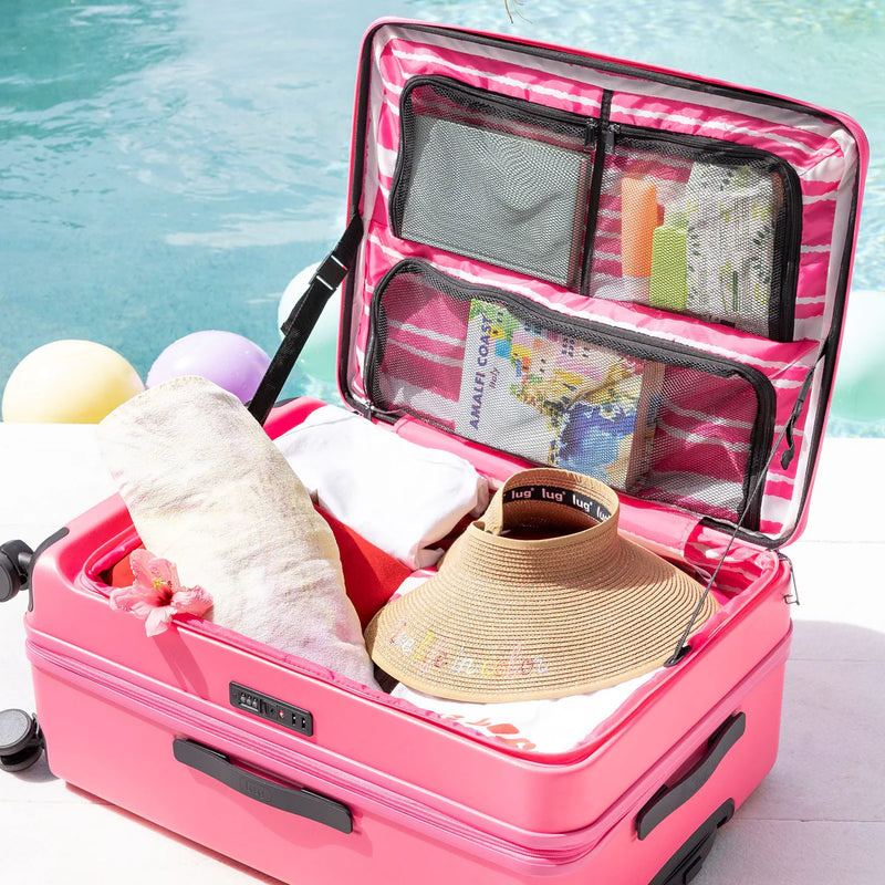 LUG - Box Truck Hard Sided Wheelie Checked Bag