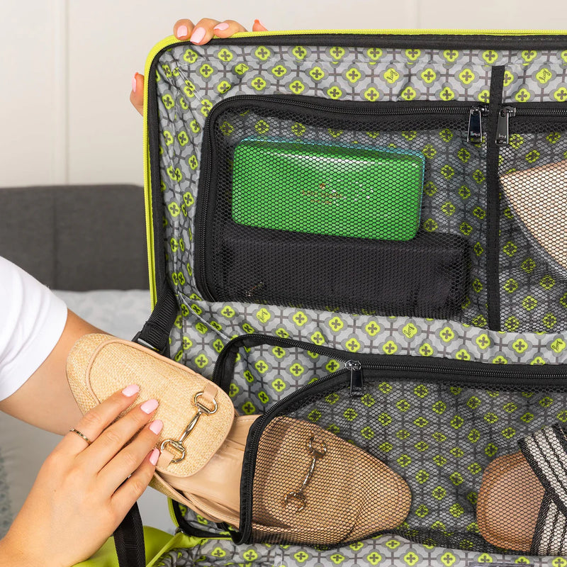 LUG - Box Truck Hard Sided Wheelie Checked Bag