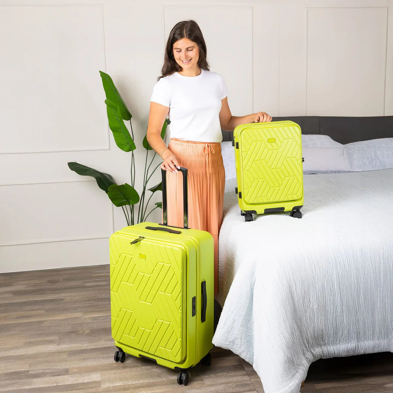 LUG - Box Truck Hard Sided Wheelie Checked Bag