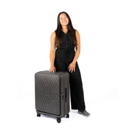 LUG - Box Truck Hard Sided Wheelie Checked Bag