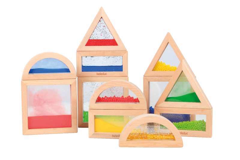 Beleduc - SENSORY BLOCKS SET - 12PCS.