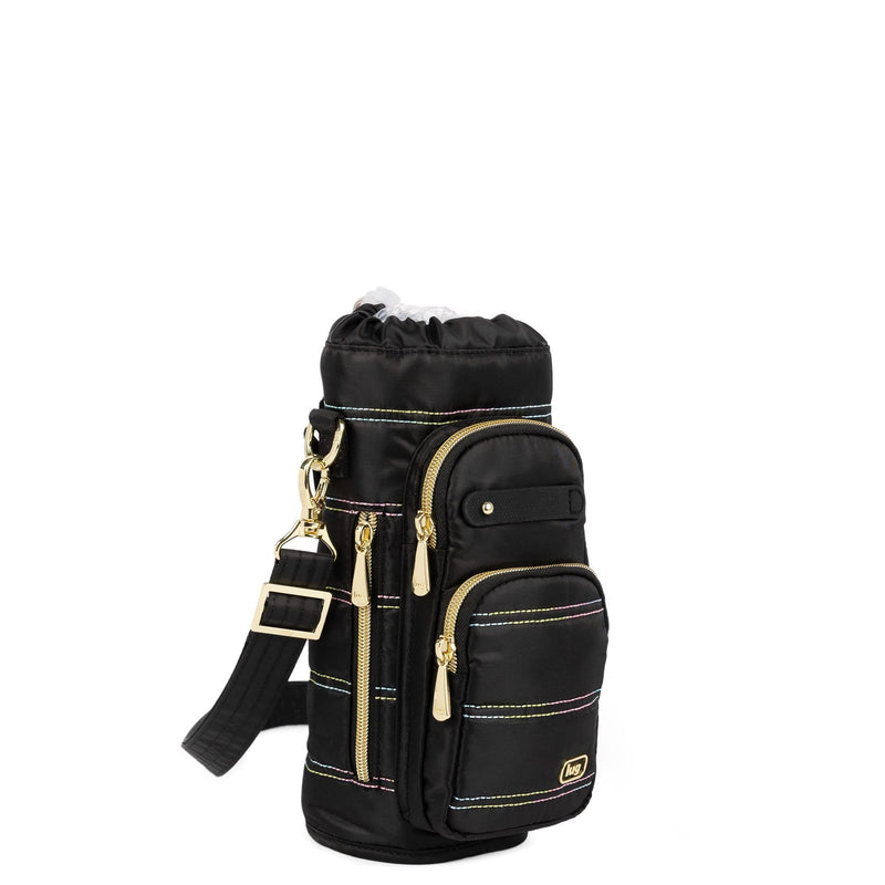 LUG - Huggie Wide Crossbody Water Bottle Holder with Charm Bar