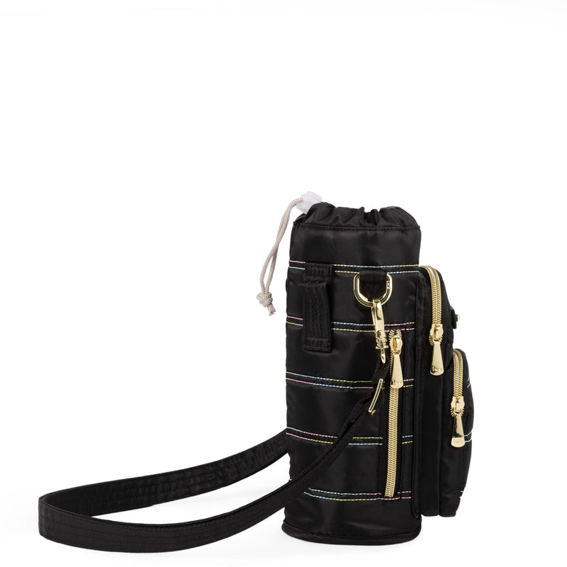LUG - Huggie Wide Crossbody Water Bottle Holder with Charm Bar
