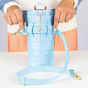 LUG - Huggie Wide Crossbody Water Bottle Holder with Charm Bar