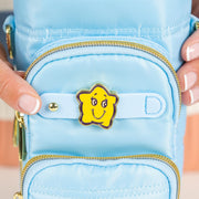 LUG - Huggie Wide Crossbody Water Bottle Holder with Charm Bar