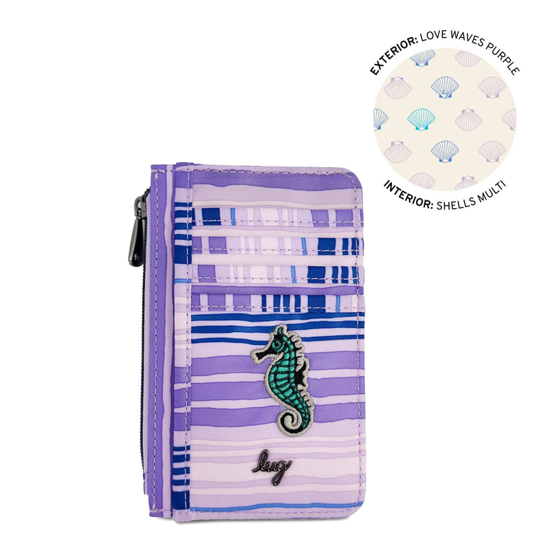LUG - Embroidered Slide RFID Card Wallet