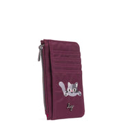 LUG - Embroidered Slide RFID Card Wallet