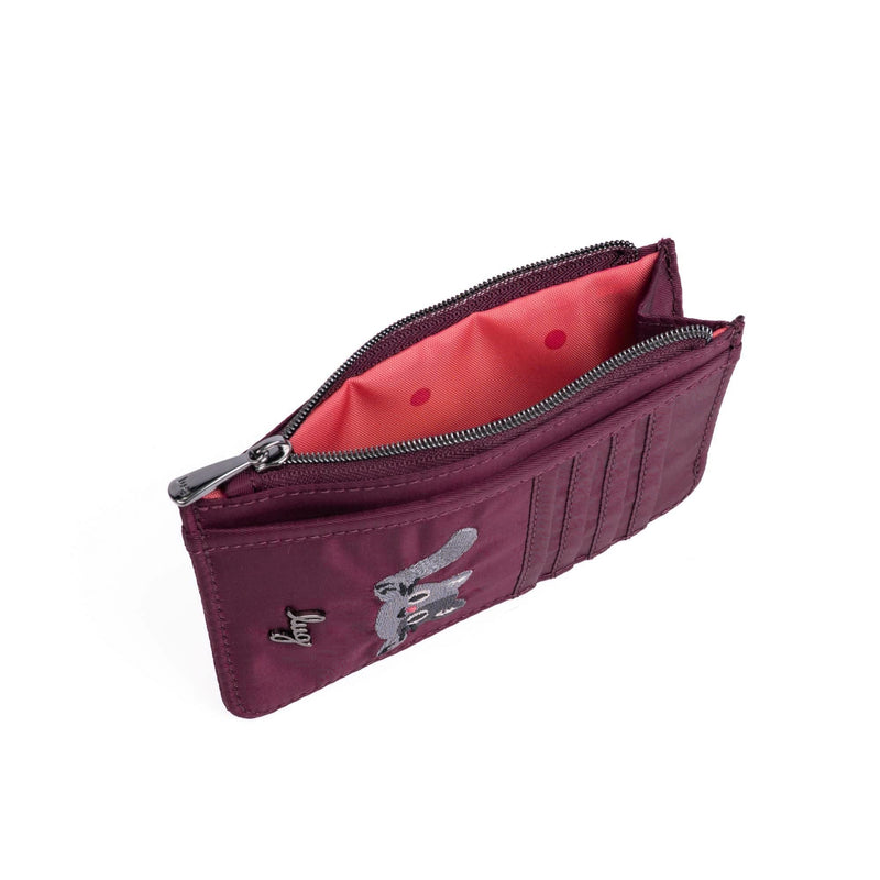 LUG - Embroidered Slide RFID Card Wallet