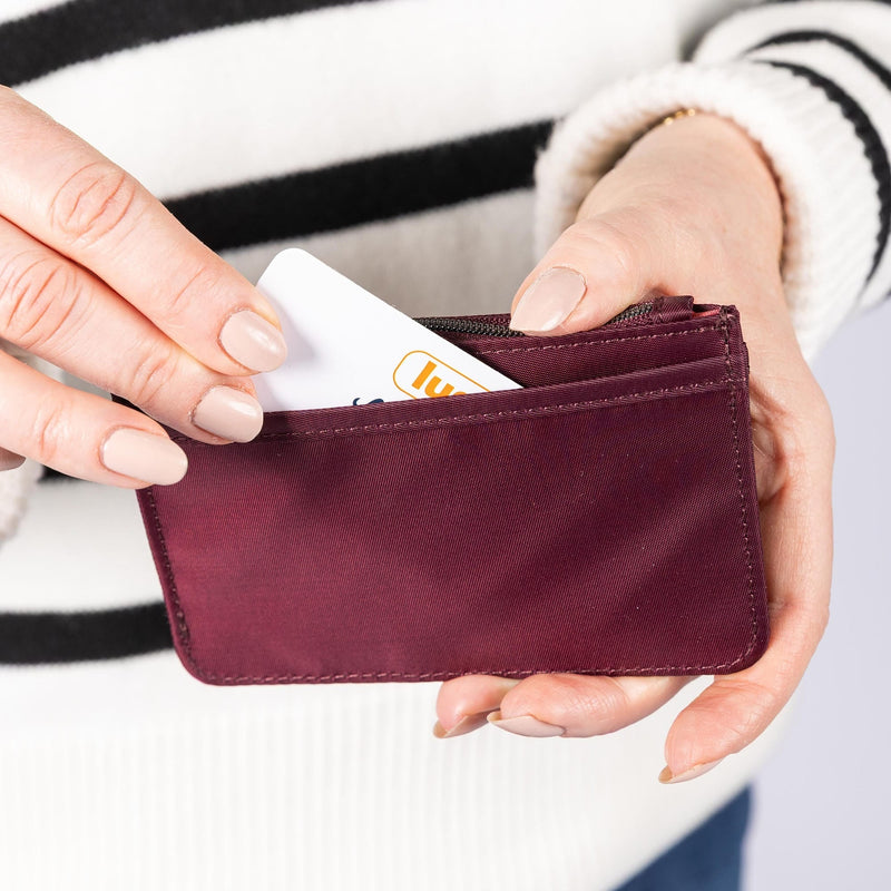 LUG - Embroidered Slide RFID Card Wallet