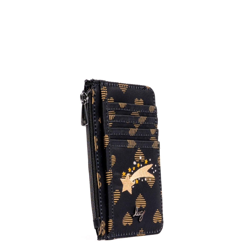 LUG - Embroidered Slide RFID Card Wallet