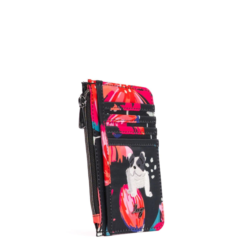 LUG - Embroidered Slide RFID Card Wallet