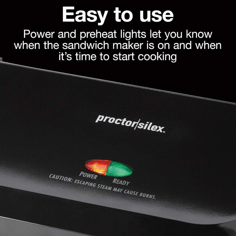 Proctor Silex Panini Press & Compact Grill 25440PSC