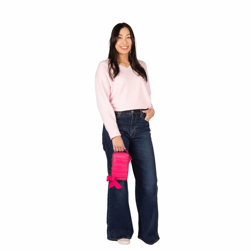 LUG - Skeeter Mini Bridge Love Convertible Crossbody with Bow
