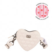 LUG - Heartbeat Matte Luxe VL Mini Crossbody Bag - BUBBLE BLUE