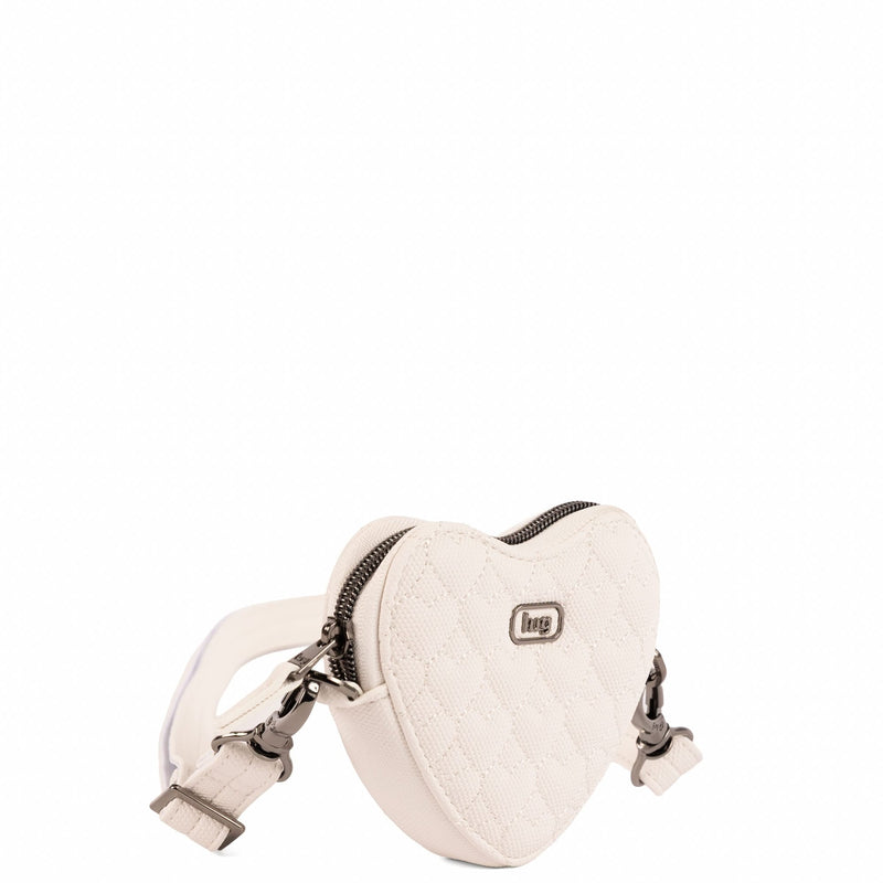 LUG - Heartbeat Matte Luxe VL Mini Crossbody Bag - BUBBLE BLUE