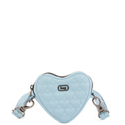 LUG - Heartbeat Matte Luxe VL Mini Crossbody Bag - BUBBLE BLUE