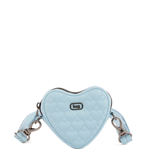 LUG - Heartbeat Matte Luxe VL Mini Crossbody Bag - BUBBLE BLUE