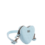 LUG - Heartbeat Matte Luxe VL Mini Crossbody Bag - BUBBLE BLUE