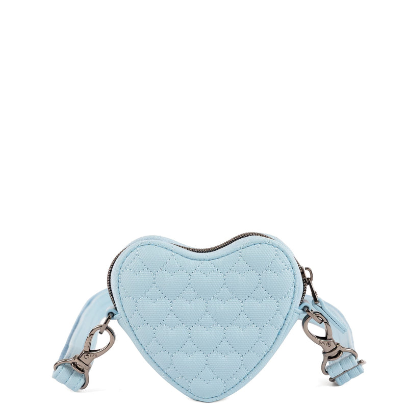 LUG - Heartbeat Matte Luxe VL Mini Crossbody Bag - BUBBLE BLUE