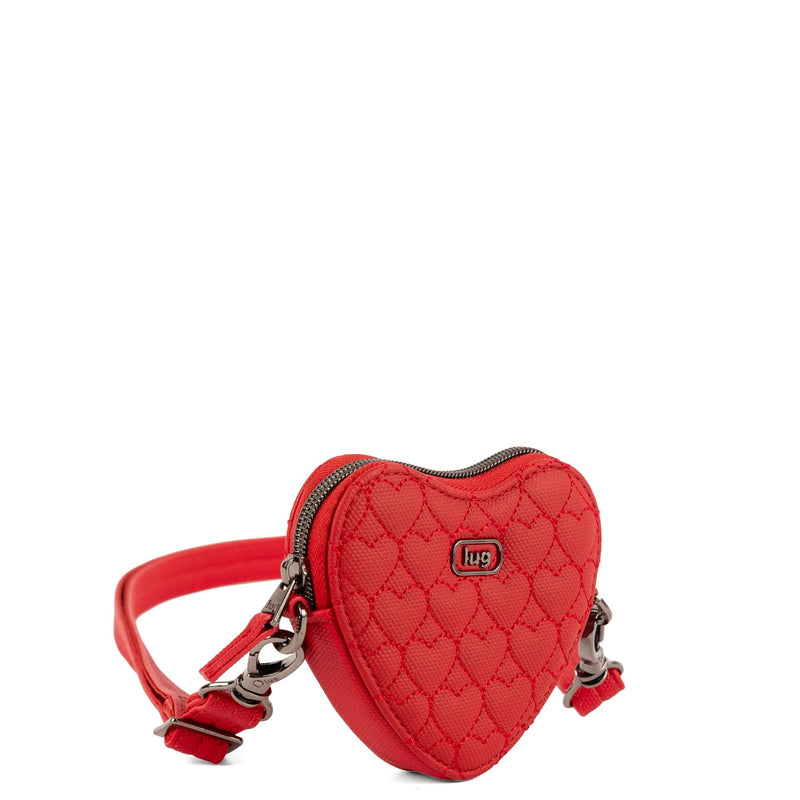 LUG - Heartbeat Matte Luxe VL Mini Crossbody Bag - BUBBLE BLUE