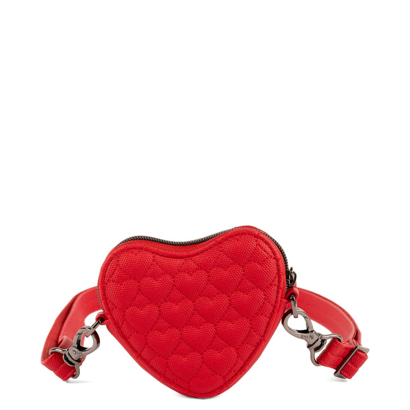 LUG - Heartbeat Matte Luxe VL Mini Crossbody Bag - BUBBLE BLUE