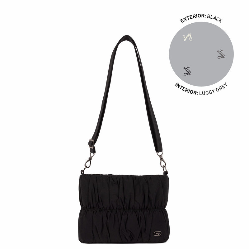 LUG - Flounce CloudGo Ruched Crossbody Bag