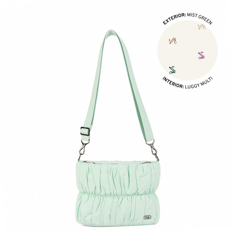 LUG - Flounce CloudGo Ruched Crossbody Bag