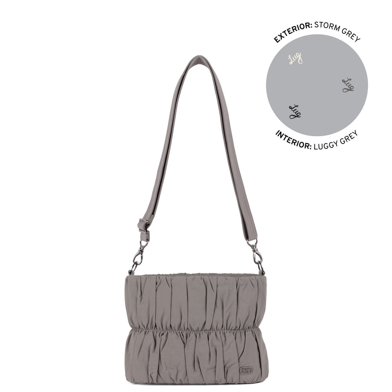LUG - Flounce CloudGo Ruched Crossbody Bag