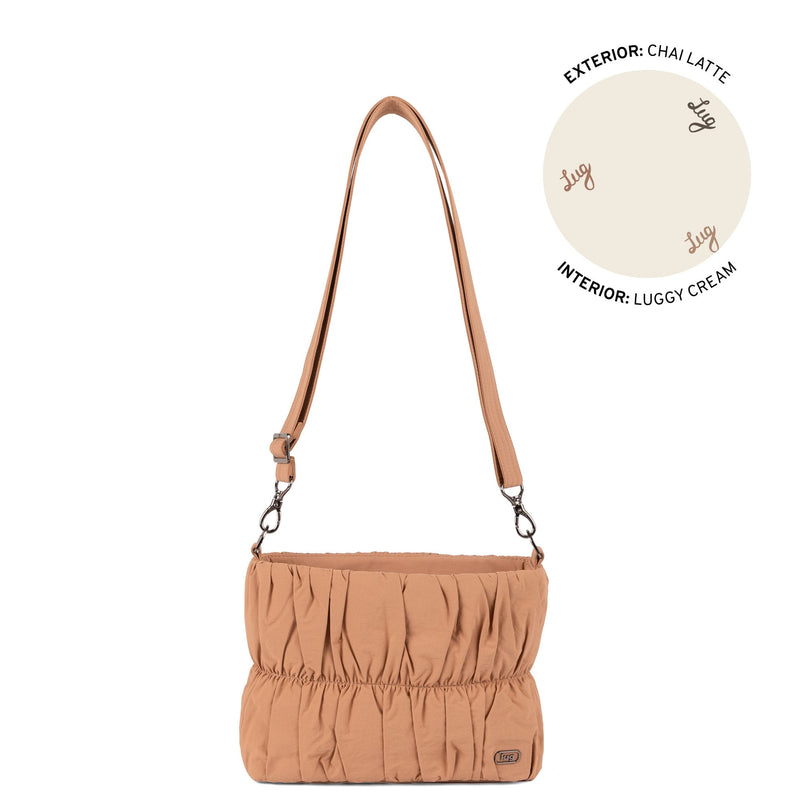 LUG - Flounce CloudGo Ruched Crossbody Bag