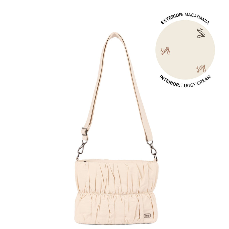 LUG - Flounce CloudGo Ruched Crossbody Bag