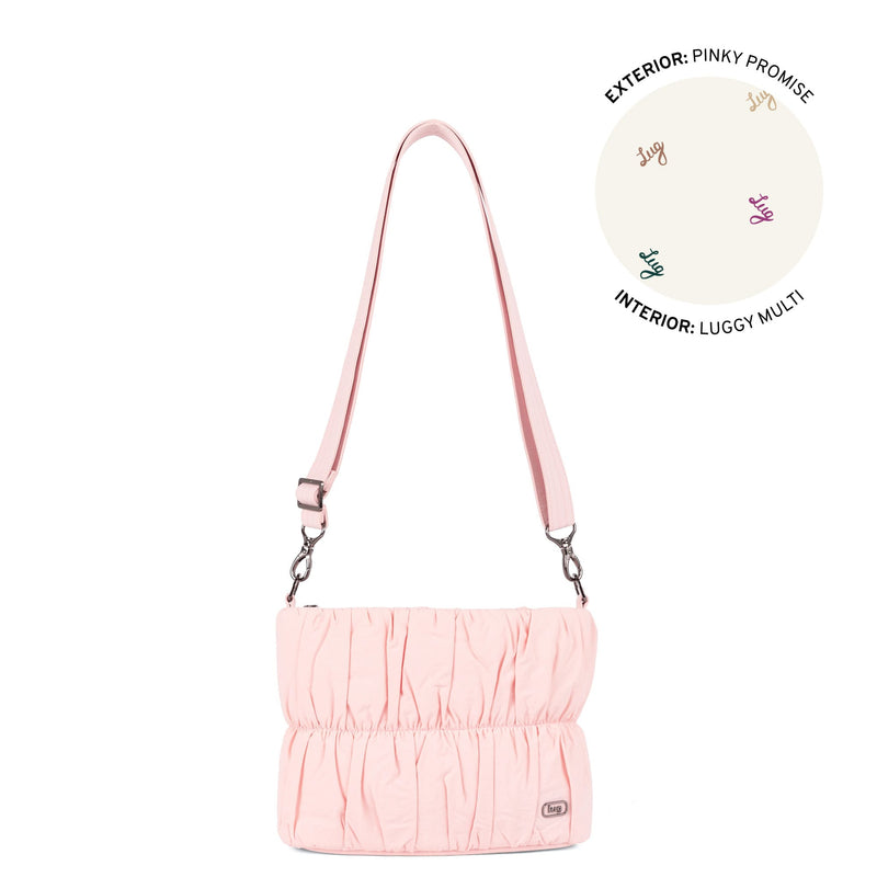 LUG - Flounce CloudGo Ruched Crossbody Bag