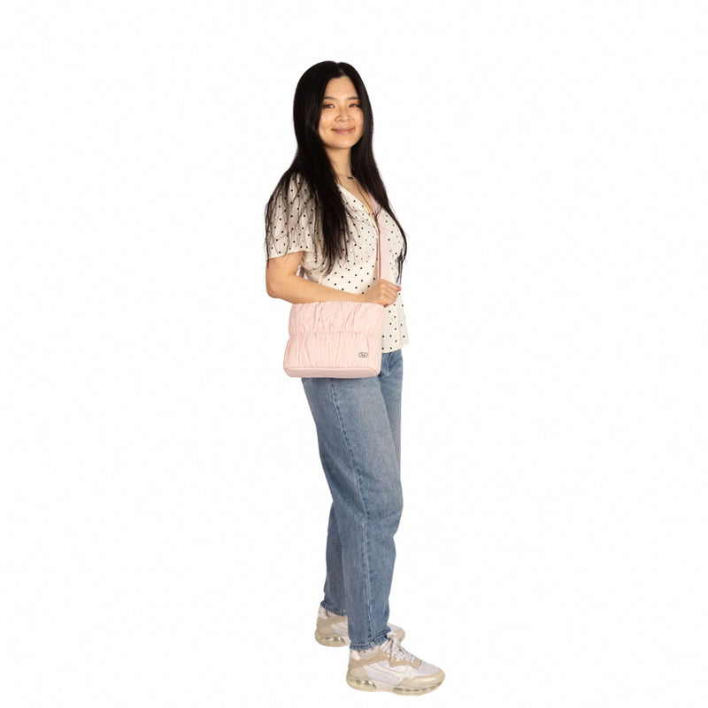 LUG - Flounce CloudGo Ruched Crossbody Bag