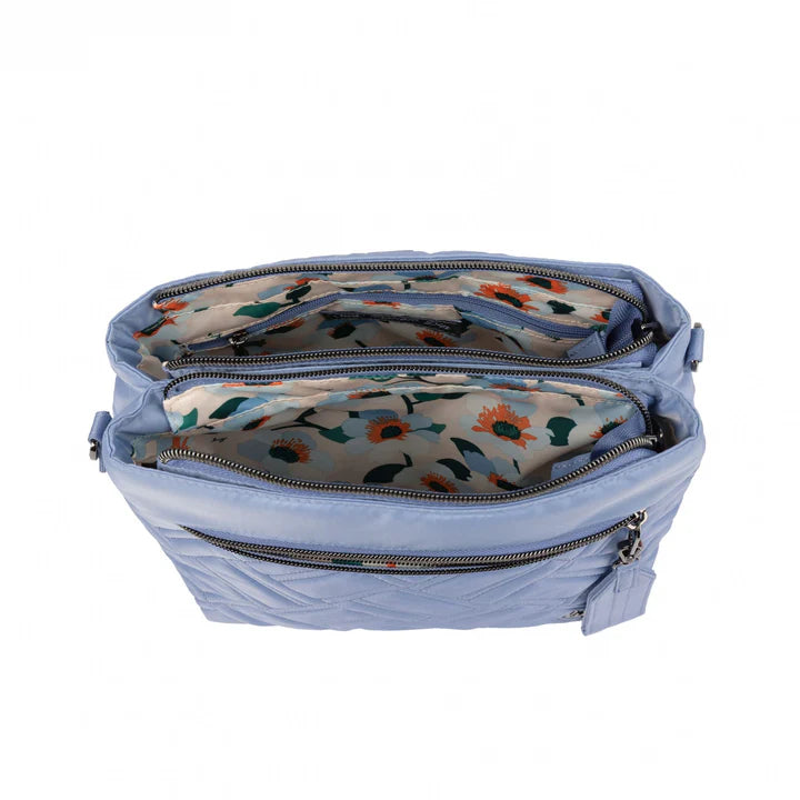LUG - Double Dip Crossbody Bag - BLUEBELL