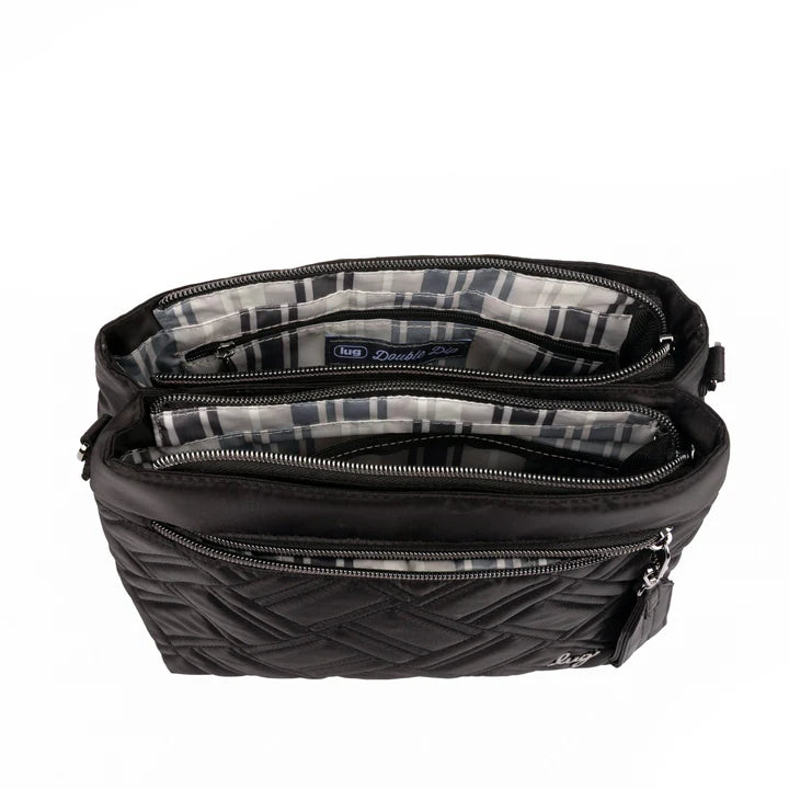 LUG - Double Dip Crossbody Bag - BLACK