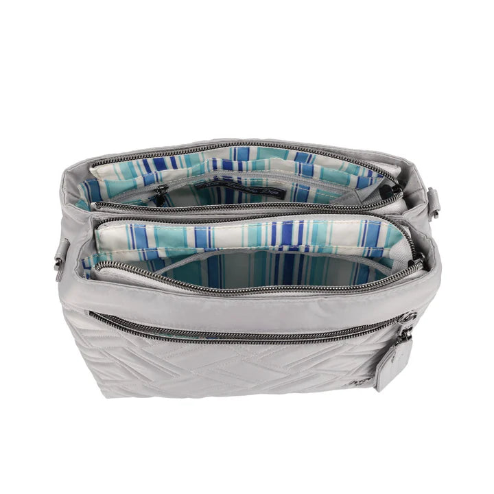 LUG - Double Dip Crossbody Bag - CLOUD GREY