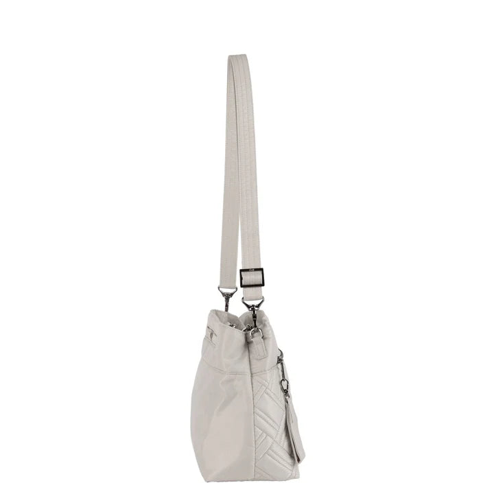 LUG - Double Dip Crossbody Bag - PEBBLE