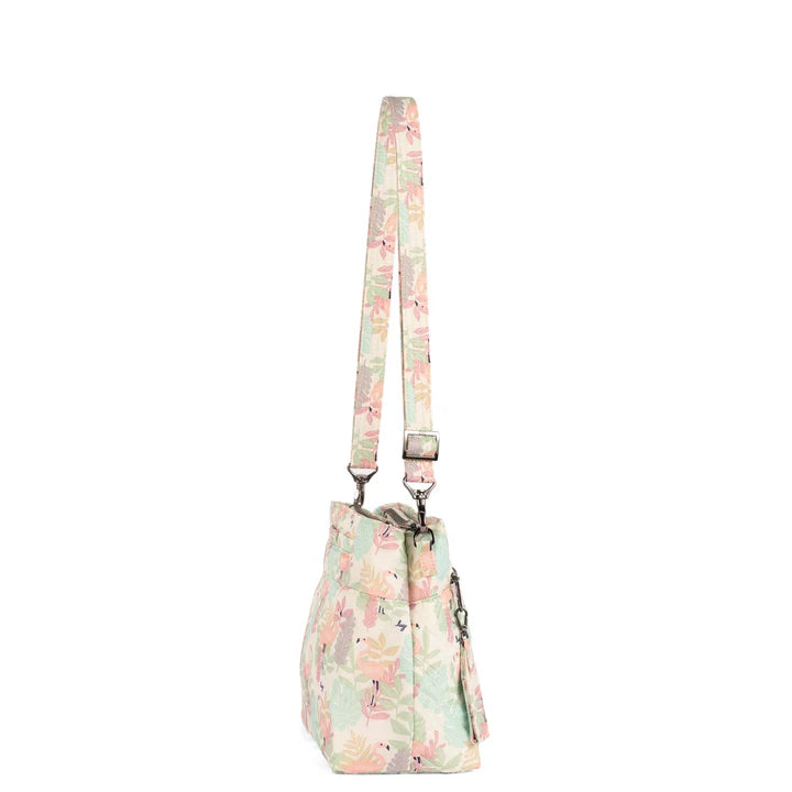LUG - Double Dip Crossbody Bag - FLAMINGO FOLIAGE