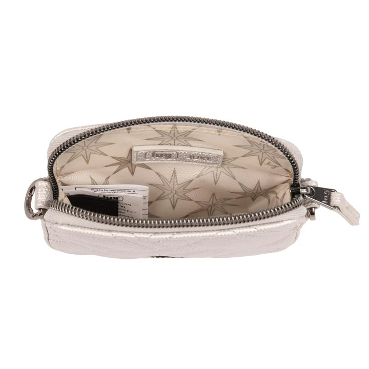 LUG - Juke Matte Luxe VL Mini Bag - METALLIC SILVER