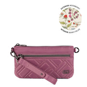 LUG - Super Metro XL Wristlet with Charm Bar - MOONBERRY - colour view