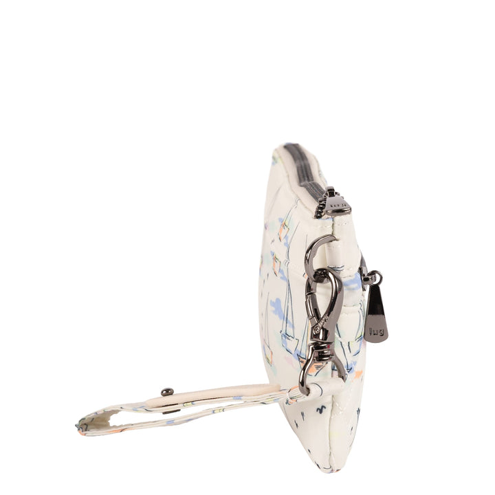 LUG - Super Metro XL Wristlet with Charm Bar - SMOOTH SAILING