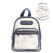 LUG - Jetliner Clearview Backpack - METALLIC SILVER