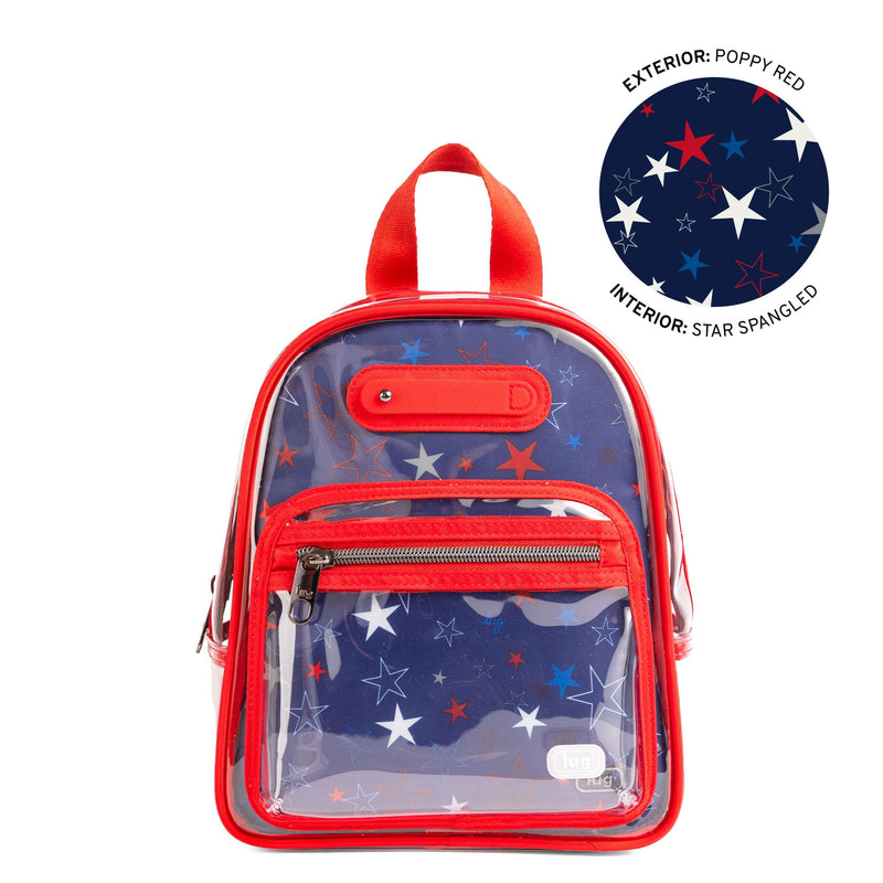LUG - Jetliner Clearview Backpack - METALLIC SILVER
