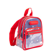 LUG - Jetliner Clearview Backpack - METALLIC SILVER