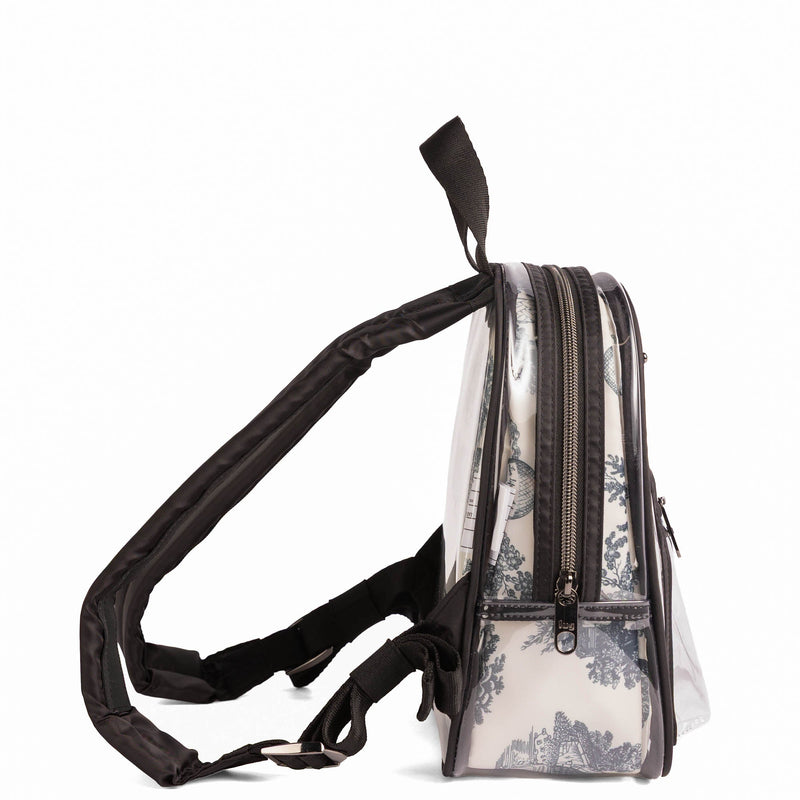 LUG - Jetliner Clearview Backpack - METALLIC CHAMPAGNE