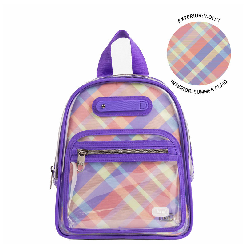 LUG - Jetliner Clearview Backpack - METALLIC SILVER
