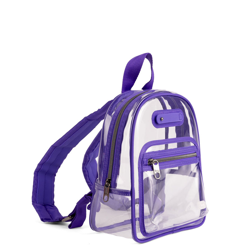 LUG - Jetliner Clearview Backpack - METALLIC SILVER