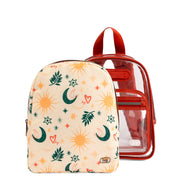 LUG - Jetliner Clearview Backpack - METALLIC SILVER