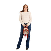 LUG - Jetliner Clearview Backpack - METALLIC SILVER