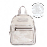 LUG - Jetliner Clearview Backpack - METALLIC SILVER