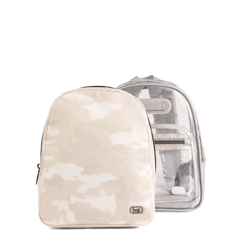 LUG - Jetliner Clearview Backpack - METALLIC SILVER